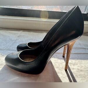 DSQUARED2 Black Leather Heels